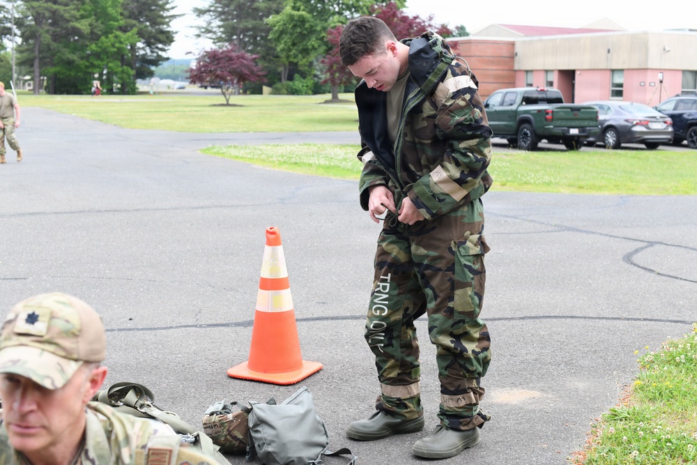 104th Communications Squadron Performs Expeditionary Training Drills