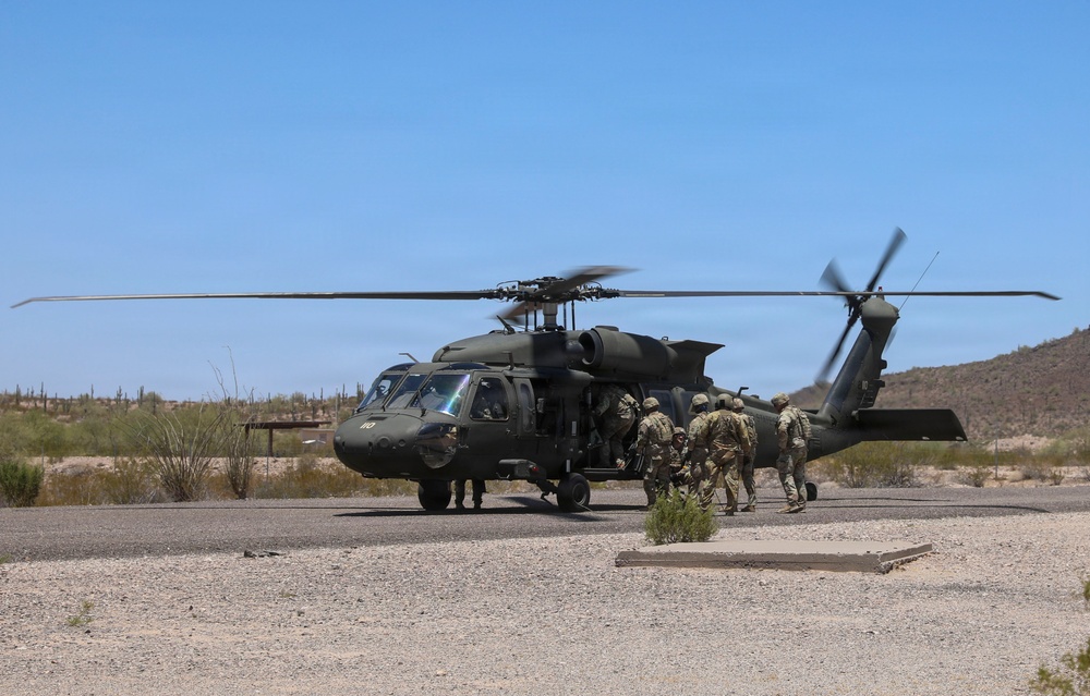 Arizona National Guard conduct air and ground tactical training