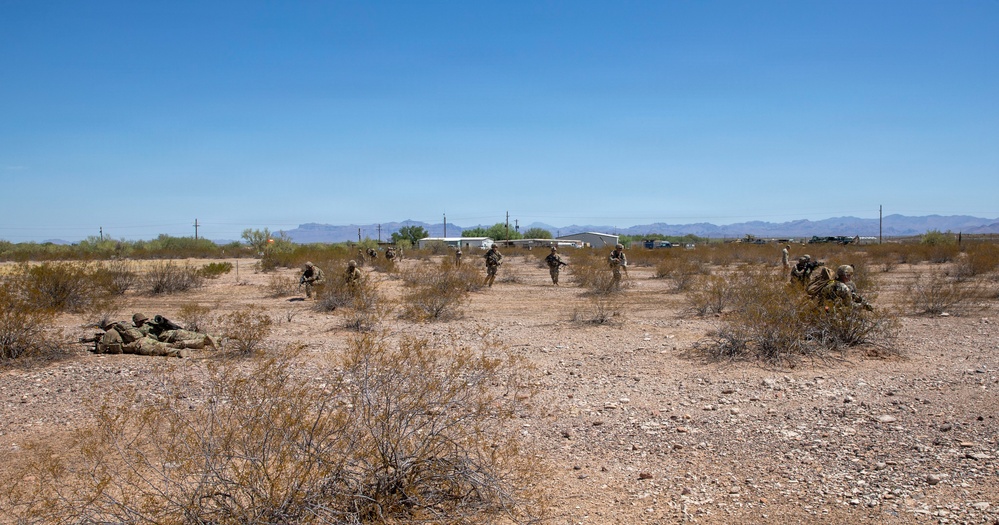 Arizona National Guard conduct air and ground tactical training