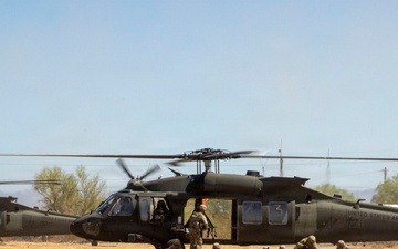 Arizona National Guard conduct air and ground tactical training