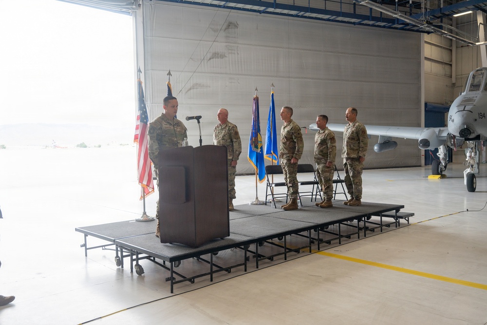Skeesick takes command of the 124th FW