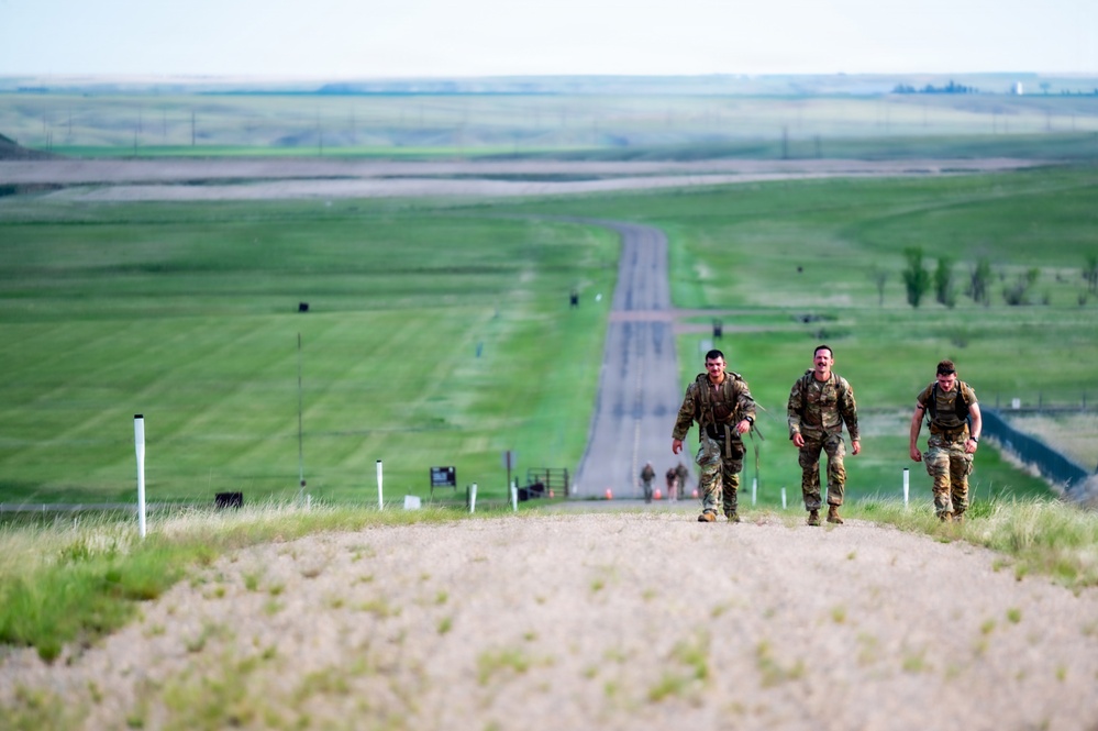 Malmstrom Airmen test grit during Norwegian Foot March
