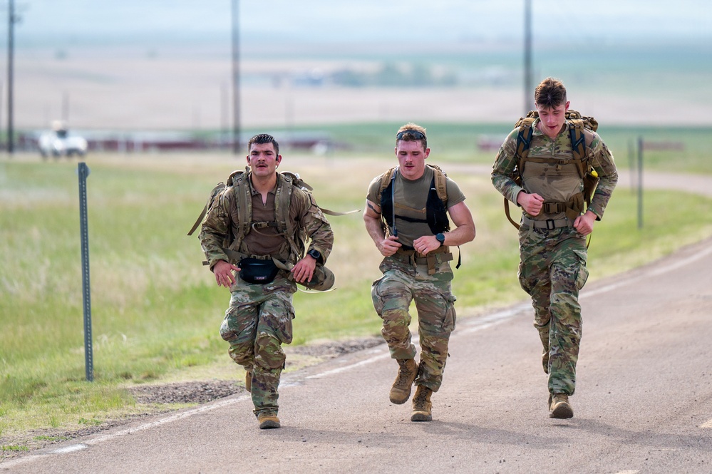 Malmstrom Airmen test grit during Norwegian Foot March