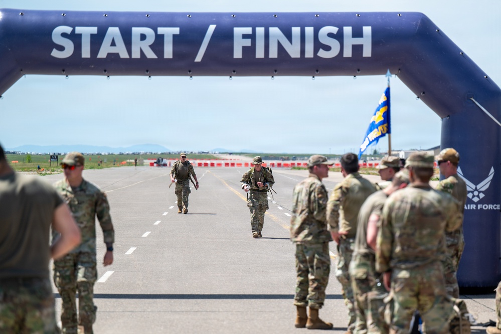 Malmstrom Airmen test grit during Norwegian Foot March