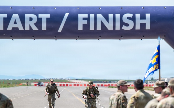Malmstrom Airmen test grit during Norwegian Foot March