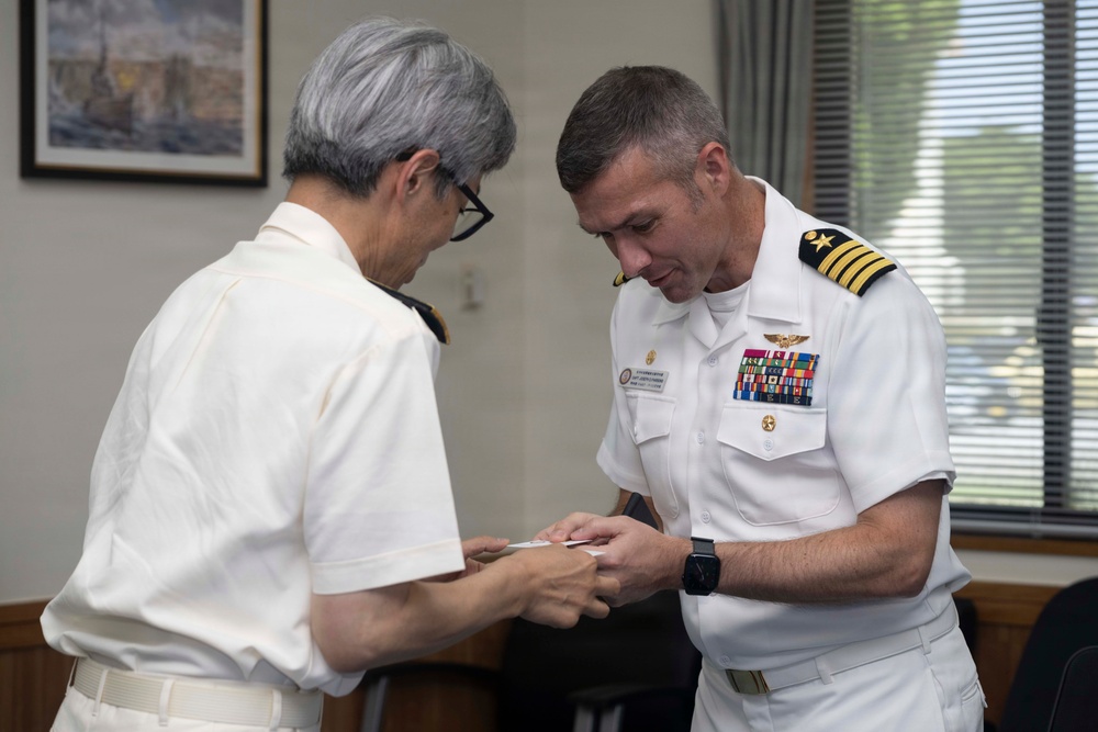 CFAO Office Call with Japan Coast Guard Nakagusuku Chief