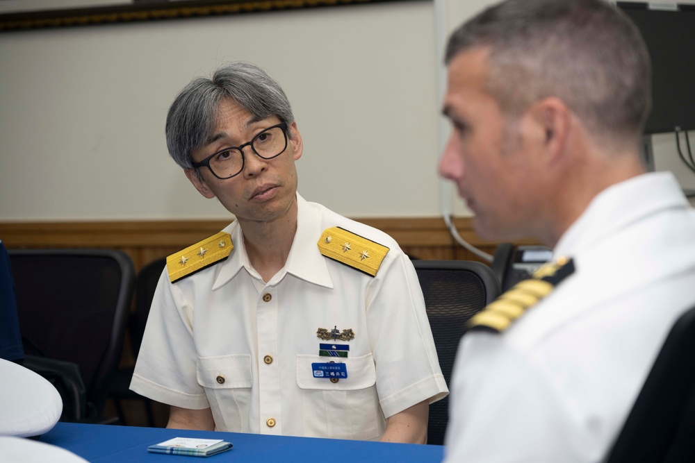 CFAO Office Call with Japan Coast Guard Nakagusuku Chief