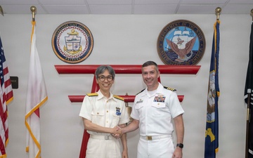 CFAO Office Call with Japan Coast Guard Nakagusuku Chief