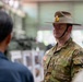 Australian Army Maj. Gen. Giles J. S. Cornelia, deputy commanding general for strategy and plans, U.S. Army Pacific, visited the Combat Power Generation Center (CPGC) of the U.S. Army Materiel Support Command – Korea at Camp Carroll on June 4.