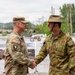 Australian Army Maj. Gen. Giles J. S. Cornelia, deputy commanding general for strategy and plans, U.S. Army Pacific, visited the Combat Power Generation Center (CPGC) of the U.S. Army Materiel Support Command – Korea at Camp Carroll on June 4.