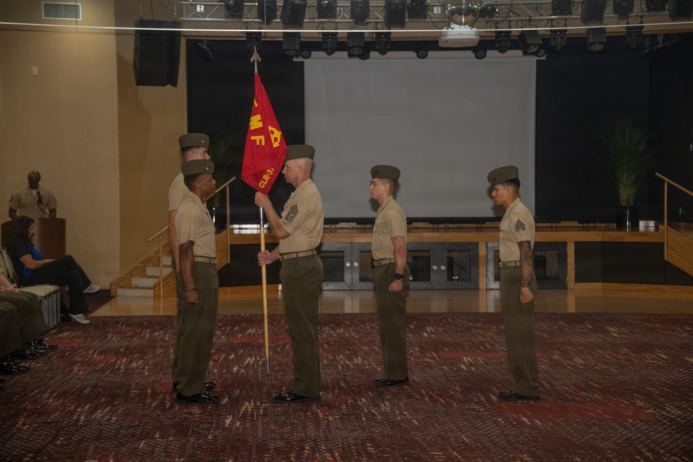 CLR-37 Headquarters Company Change of Command Ceremony