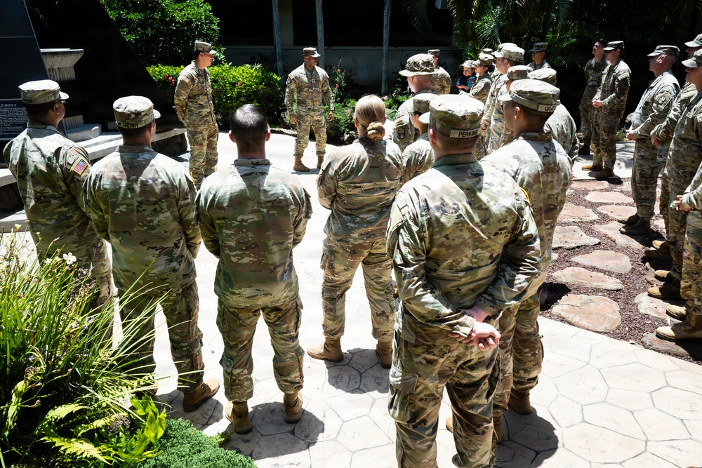 94th Army Air and Missile Defense Command G3 Soldier Promotion Ceremony