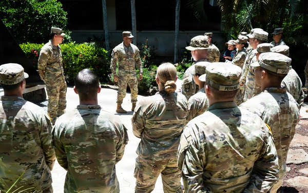 94th Army Air and Missile Defense Command G3 Soldier Promotion Ceremony