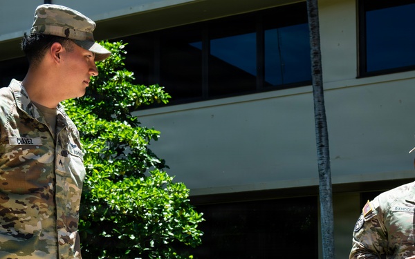 94th Army Air and Missile Defense Command G3 Soldier Promotion Ceremony