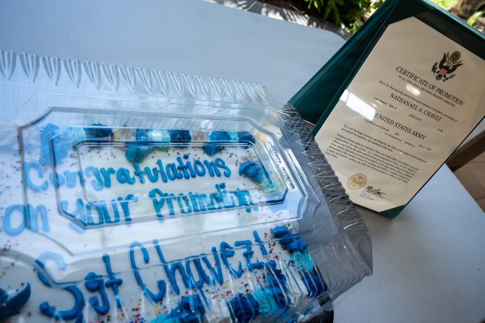 94th Army Air and Missile Defense Command G3 Soldier Promotion Ceremony