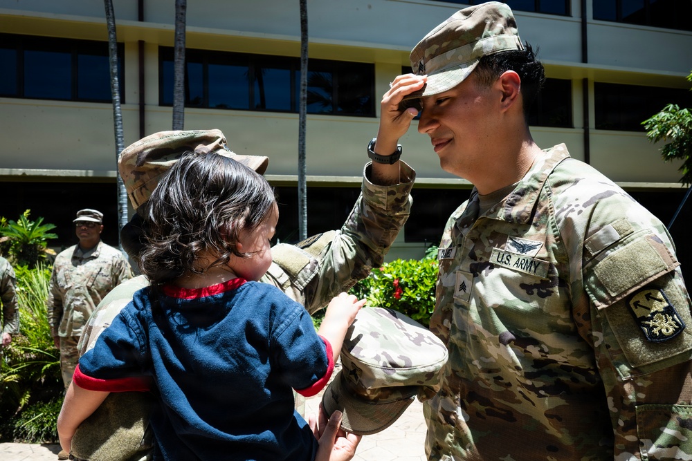 94th Army Air and Missile Defense Command G3 Soldier Promotion Ceremony