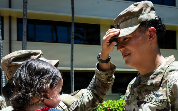 94th Army Air and Missile Defense Command G3 Soldier Promotion Ceremony