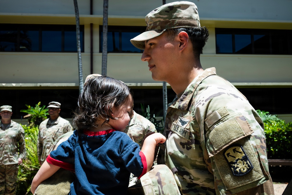 94th Army Air and Missile Defense Command G3 Soldier Promotion Ceremony