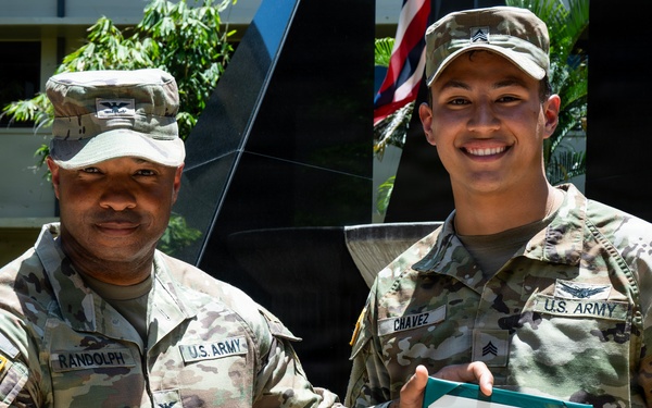 94th Army Air and Missile Defense Command G3 Soldier Promotion Ceremony