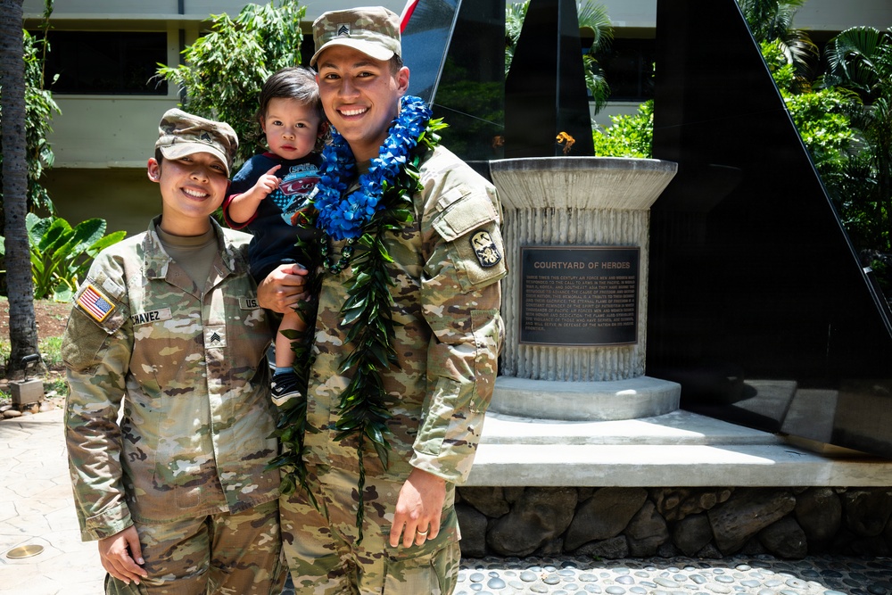 94th Army Air and Missile Defense Command G3 Soldier Promotion Ceremony