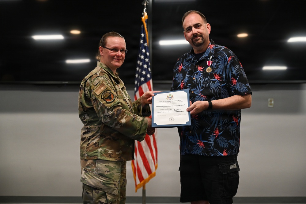 104th Fighter Wing celebrates Chief Master Sgt. Buell’s retirement