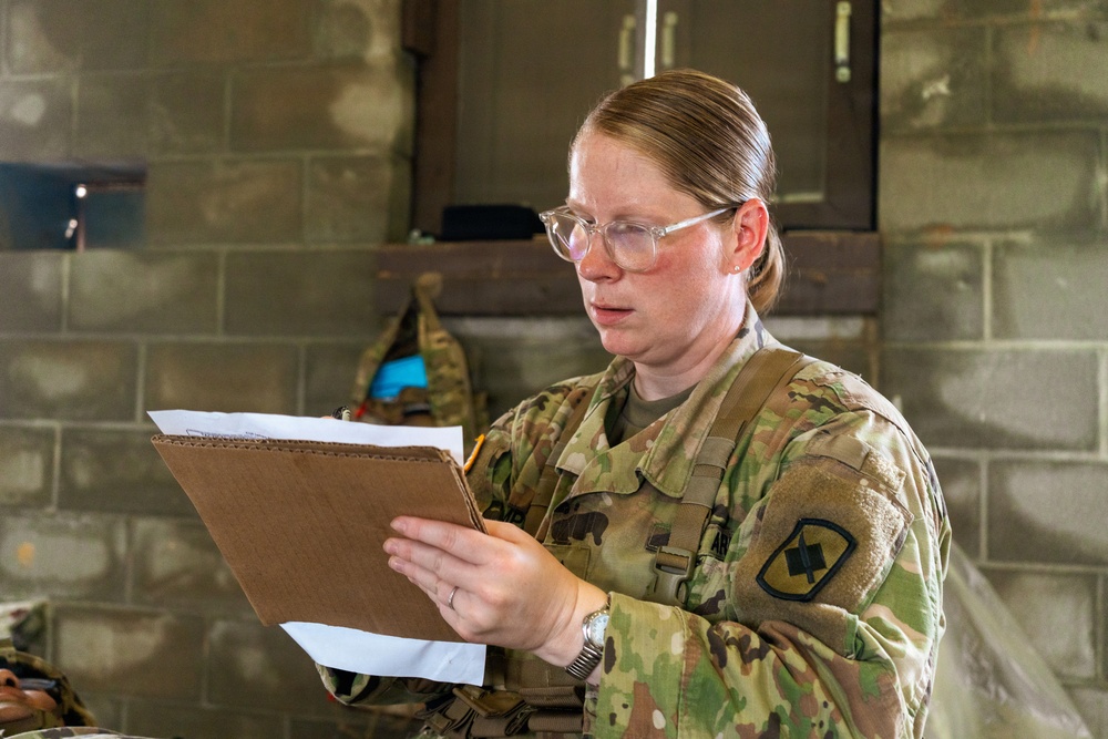 Medics Conduct Mass Casualty Evacuation Training During Annual Training