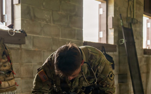 Medics Conduct Mass Casualty Evacuation Training During Annual Training