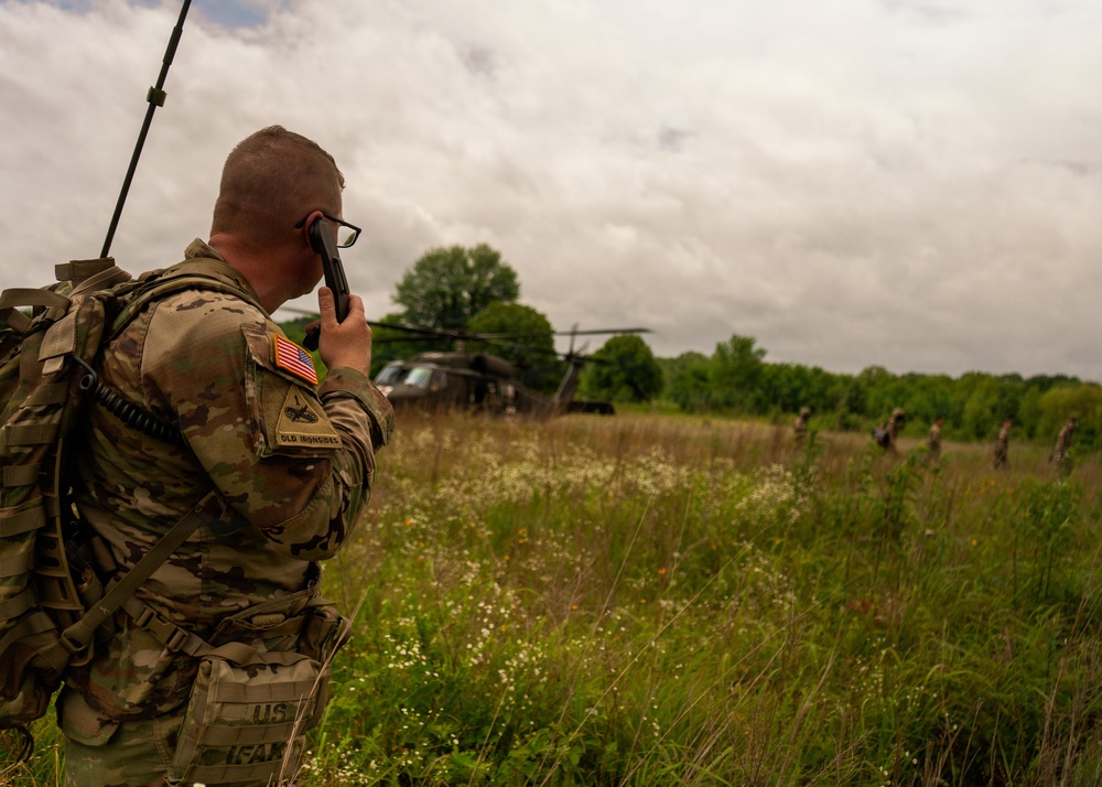 Medics Conduct Mass Casualty Evacuation Training During Annual Training