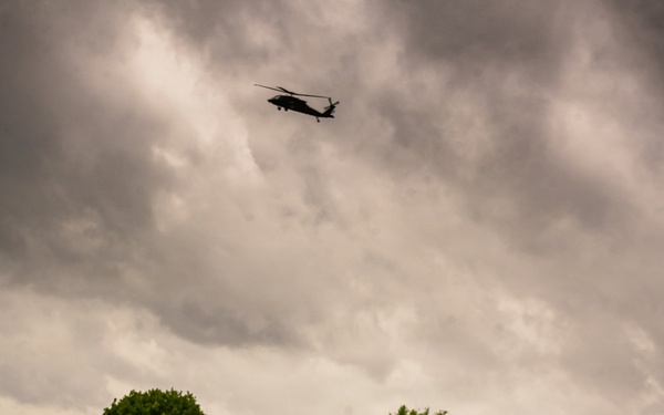 Medics Conduct Mass Casualty Evacuation Training During Annual Training
