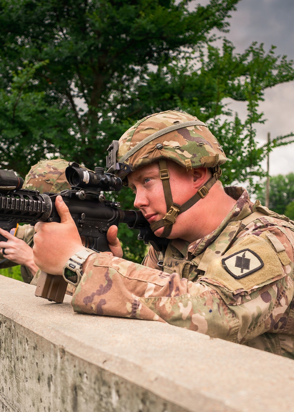 Medics Conduct Mass Casualty Evacuation Training During Annual Training
