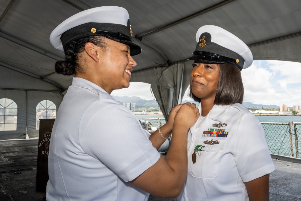 Chief Information Systems Technician Hall Commissions to Chief Warrant Officer