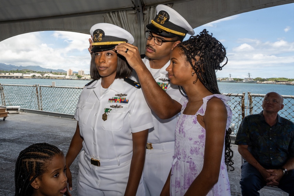 Chief Information Systems Technician Hall Commissions to Chief Warrant Officer
