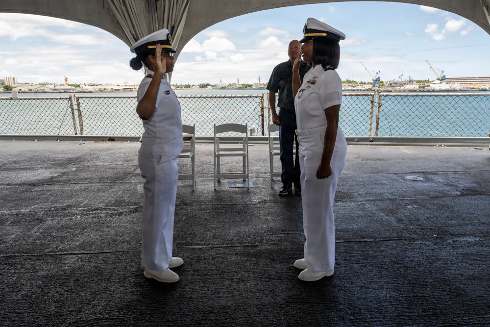 Chief Information Systems Technician Hall Commissions to Chief Warrant Officer