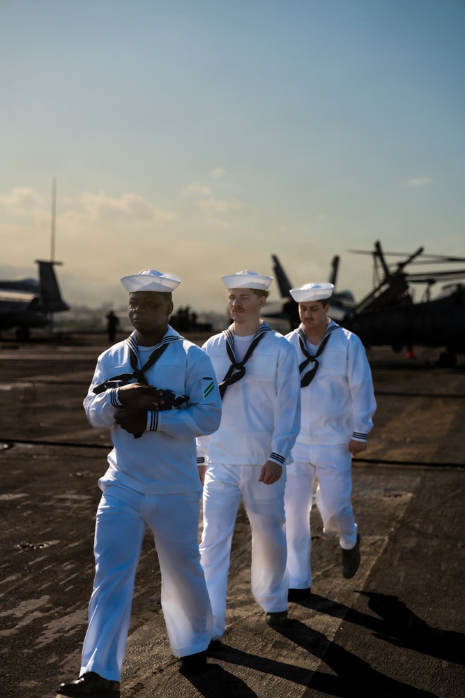 Nimitz Pulls into Jamaica for a Scheduled Port Visit