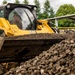 Civil engineers prepare concrete pad