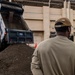 Civil engineers prepare concrete pad