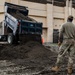 Civil engineers prepare concrete pad