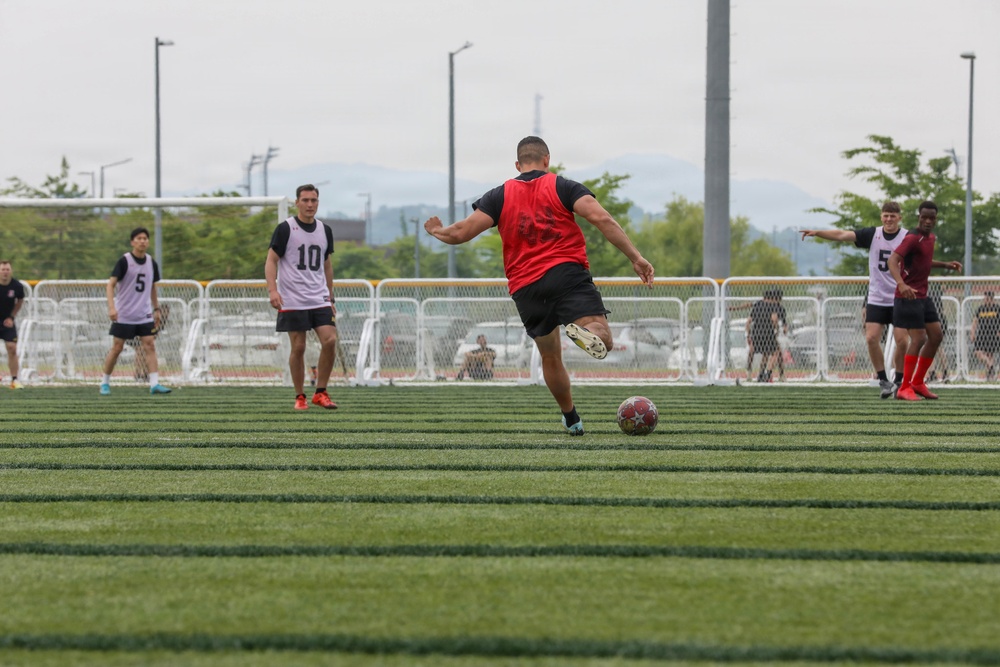 Soccer during KATUSA Friendship Week