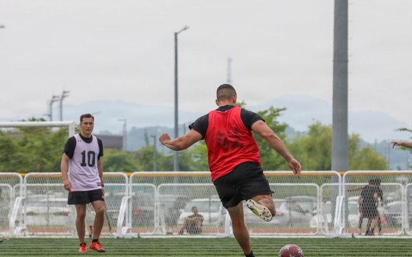 Soccer during KATUSA Friendship Week
