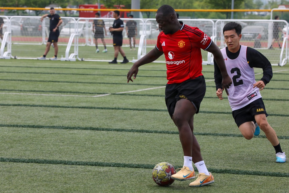 Soccer during KATUSA Friendship Week