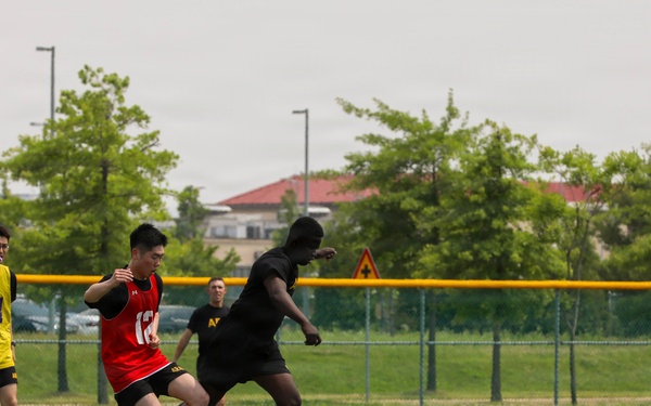 Soccer during KATUSA Friendship Week