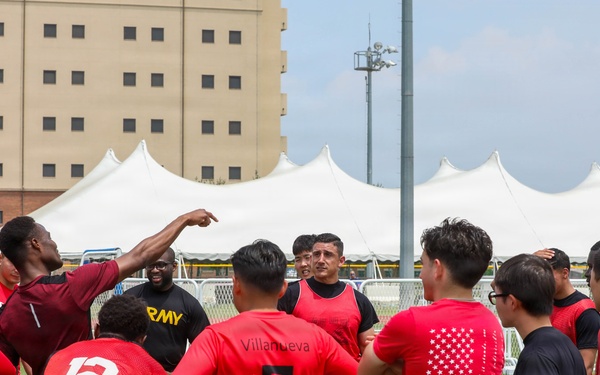 Soccer during KATUSA Friendship Week