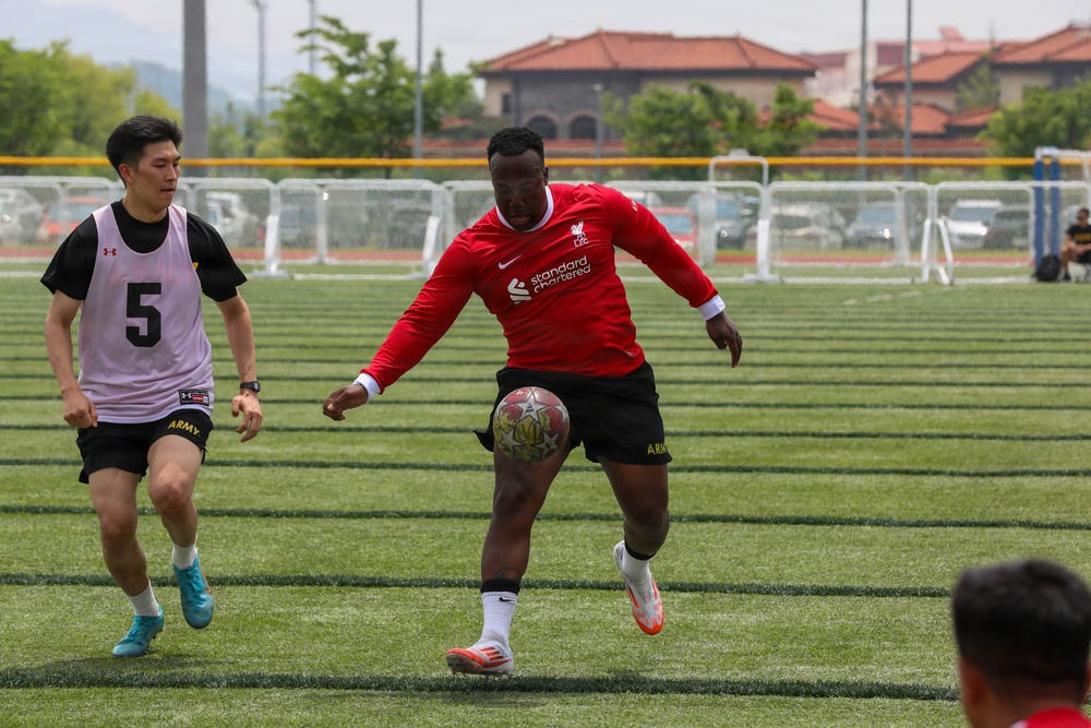 Soccer during KATUSA Friendship Week