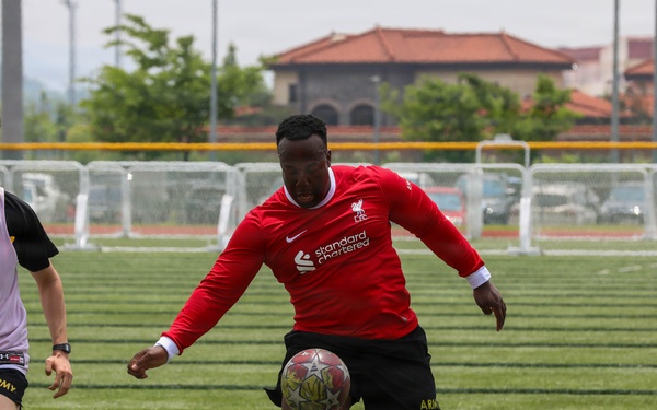 Soccer during KATUSA Friendship Week