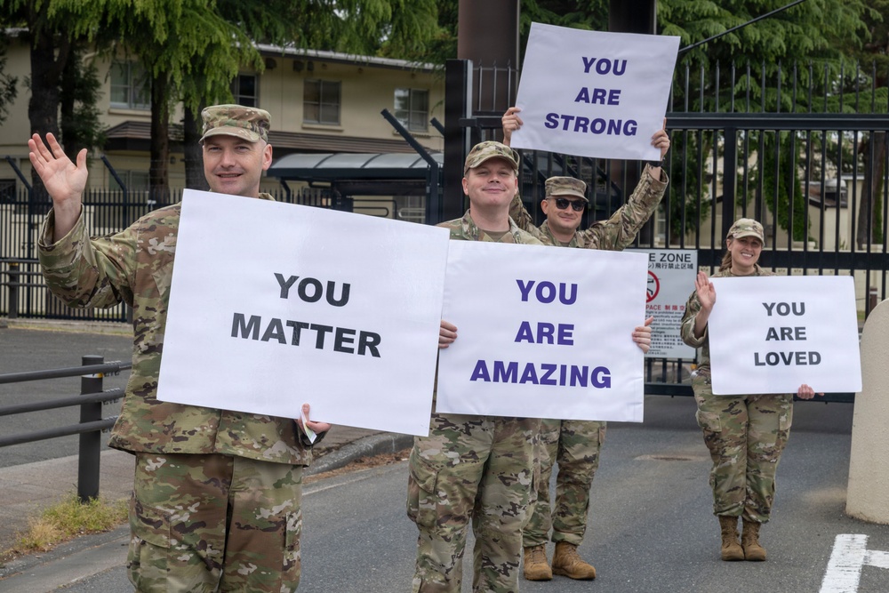 First sergeants and healthcare members advocate Mental Health Awareness Month