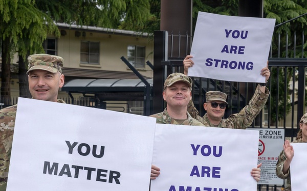 First sergeants and healthcare members advocate Mental Health Awareness Month