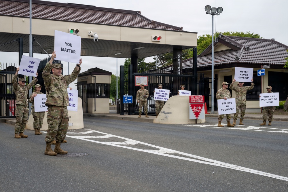 First sergeants and healthcare members advocate Mental Health Awareness Month
