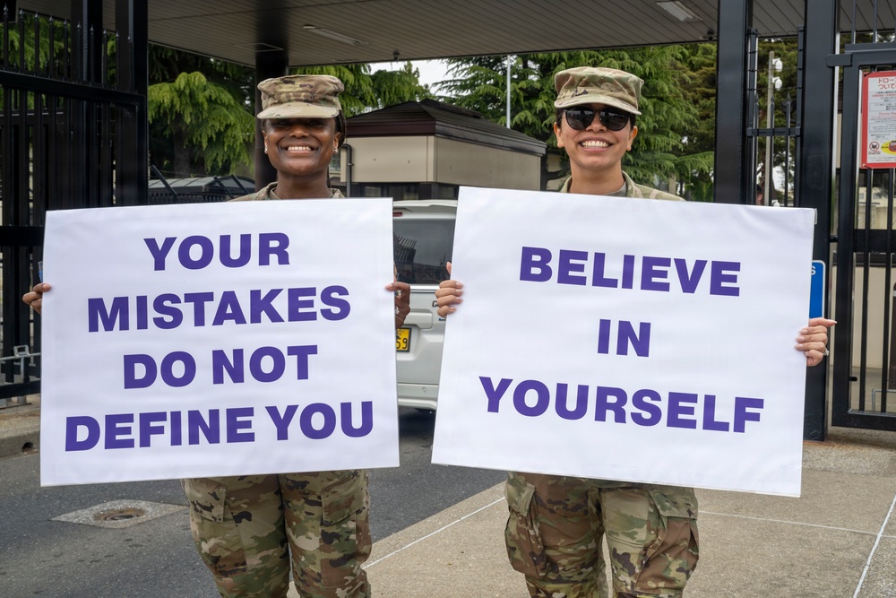 First sergeants and healthcare members advocate Mental Health Awareness Month