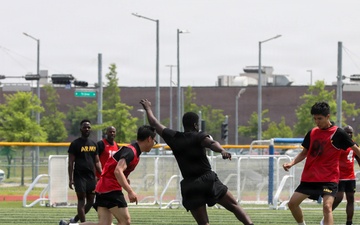 Soccer during KATUSA Friendship Week