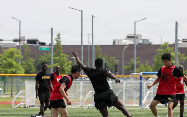 Soccer during KATUSA Friendship Week